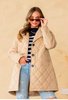 Coffee Quilted Bomber Jacket | SEW IN LOVE *30A SEPT PREORDER