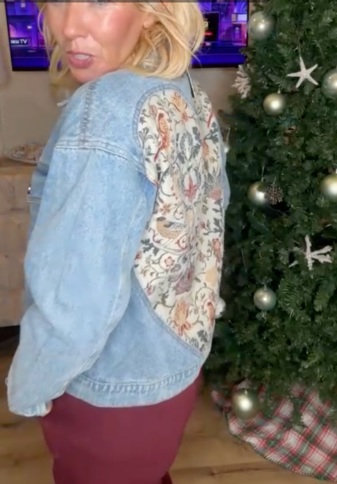 Patchwork Denim Heart Jacket | FATE *30A SEPT PREORDER