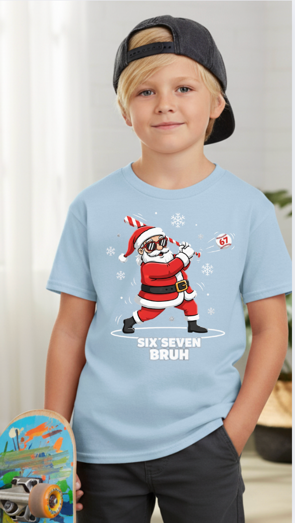 67 Santa clause  Baseball Tshirt Youth/adult (Copy)