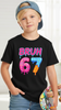 67 Bruh Ice Cream Drop Tee  Baseball Tshirt Youth/adult