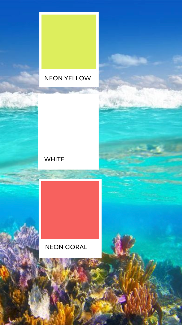 Color wheel of a colors offered in our 24/7 shorts 
