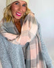 Oversized Flannel Tassel Scarf - Final Sale