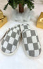 Grey Checkered Slipper **DEAL - COUPON EXCLUDED