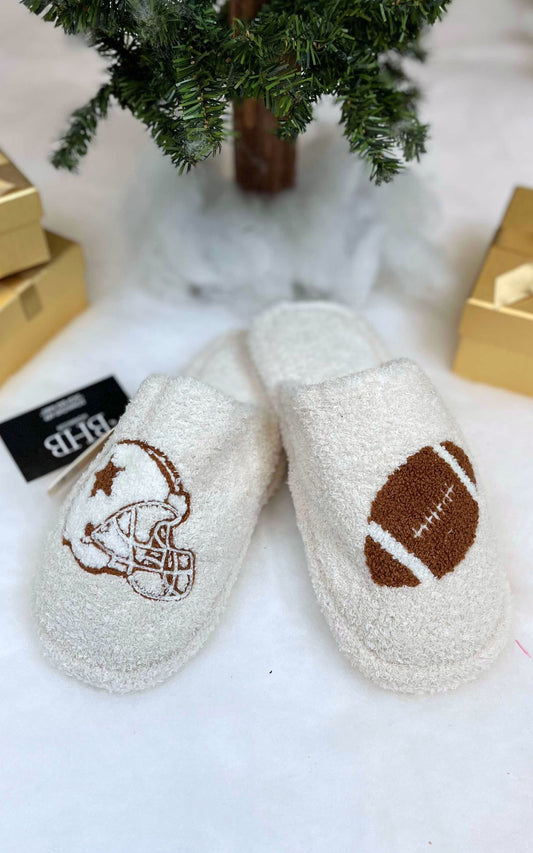 Football & Helmet Slippers - DEAL COUPON EXCLUDED