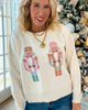 Nutcracker Embroidered Sweater