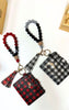 Buffalo Plaid Wristlet ID Holder