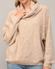 Marled Yarn Cowl Neck Long Sleeve Sweater | FATE *30A SEPT PREORDER**