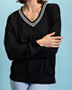 Quick Dry V-neck Long Sleeve Sweatshirt | RAE MODE