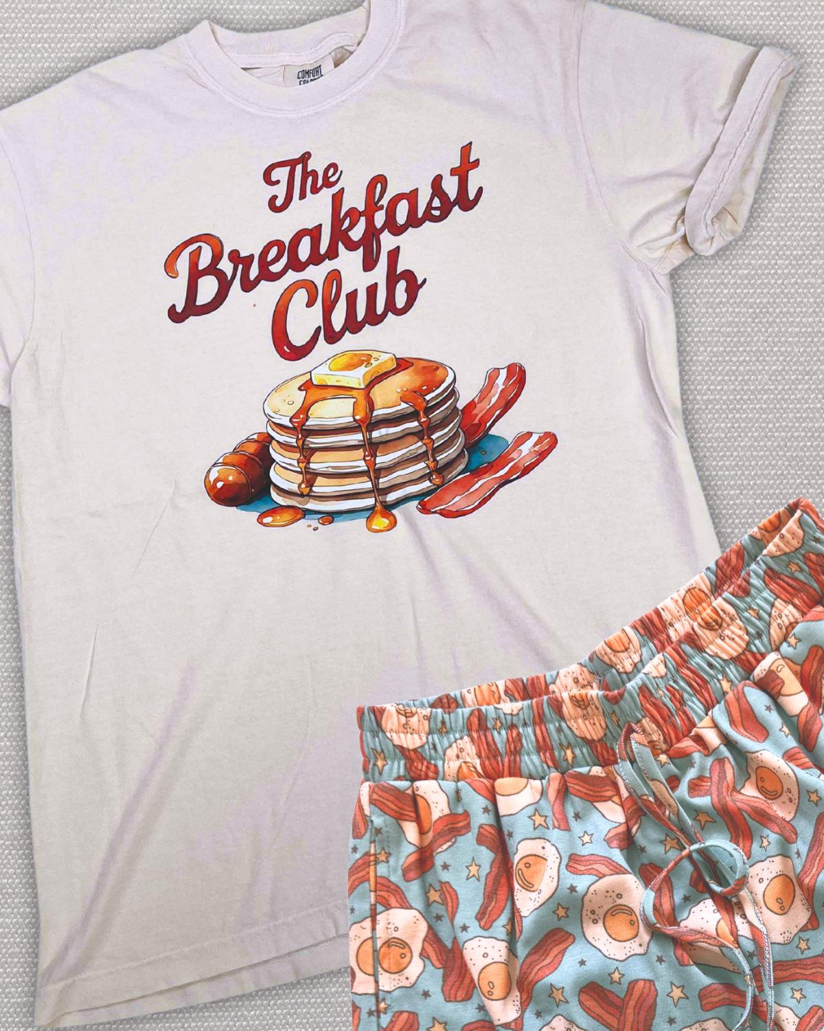 The Pancakes, Sausage Breakfast Garment Graphic T-shirt