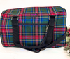 Green Tartan Duffel - Makeup Junkie Holiday Collab w/ Bad Habit