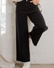 Cotton Twill Wide Leg Ankle Pant | RAE MODE