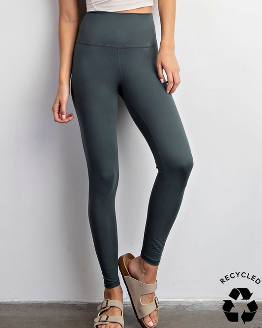 Two Line Yoga Stitch Full Length Leggings (R/C) | RAE MODE (4 COLORS)