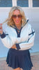 The Aspen Mountain White 1/2 Zip Sherpa Sweater | Salty Wave - Preorder Ships Nov