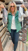 Forest Green Switch Puffer Vest w/ 2 Detachable Hoodies | SALTY WAVE *DEAL* Preorder NOV Shipdate