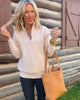 On Repeat Cream Half-Zip Pullover | SALTY WAVE *DEAL