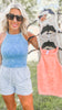 Stone Washed Ribbed Seamless Cami Top | ZENANA *DEAL