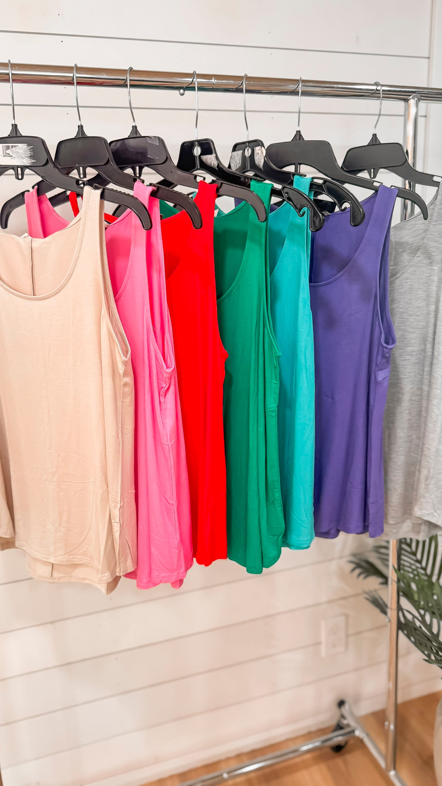 Flowy Hem Rayon Sleeveless Tank Top | ZENANA *DEAL