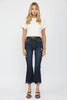 High Rise Dark Crop Flare Denim Jean | MICA *30A SEPT PREORDER