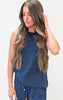 Linen Blend Relaxed Tunic Tank