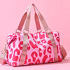 Pink Leopard Duffle Bag for Women