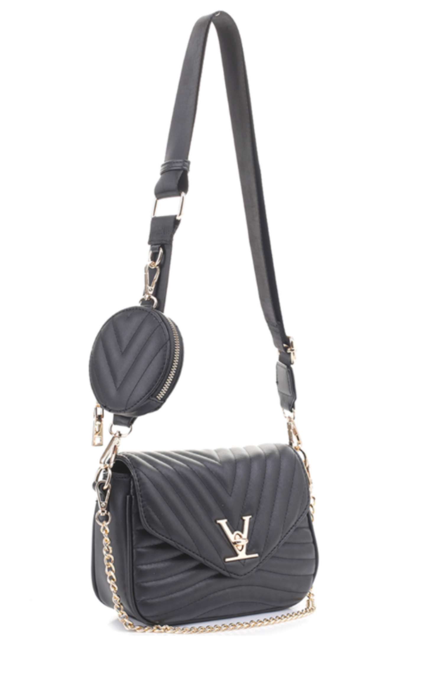 2-in-1 Crossbody Bag w/ Coin Purse