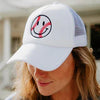 Baseball Happy Face Foam Trucker Hat *30A