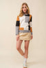 Harvest Inspired Colorblock Sweater