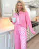 Peppermint and Stripes Wide Leg Pajama Set | SALTY WAVE *DEAL* START SHIP DATE: LATE NOV