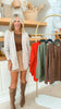 The Jessica Waffle Open Cardigan Sweater | ZENANA