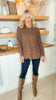 The Blair Brushed Melange Drop Shoulder Oversized Sweater | ZENANA