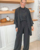 3-Piece Cozy Lounge & Travel Set - Black
