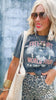 Free Spirit Wold Tour Garment Dyed Graphic T-shirt - Pepper