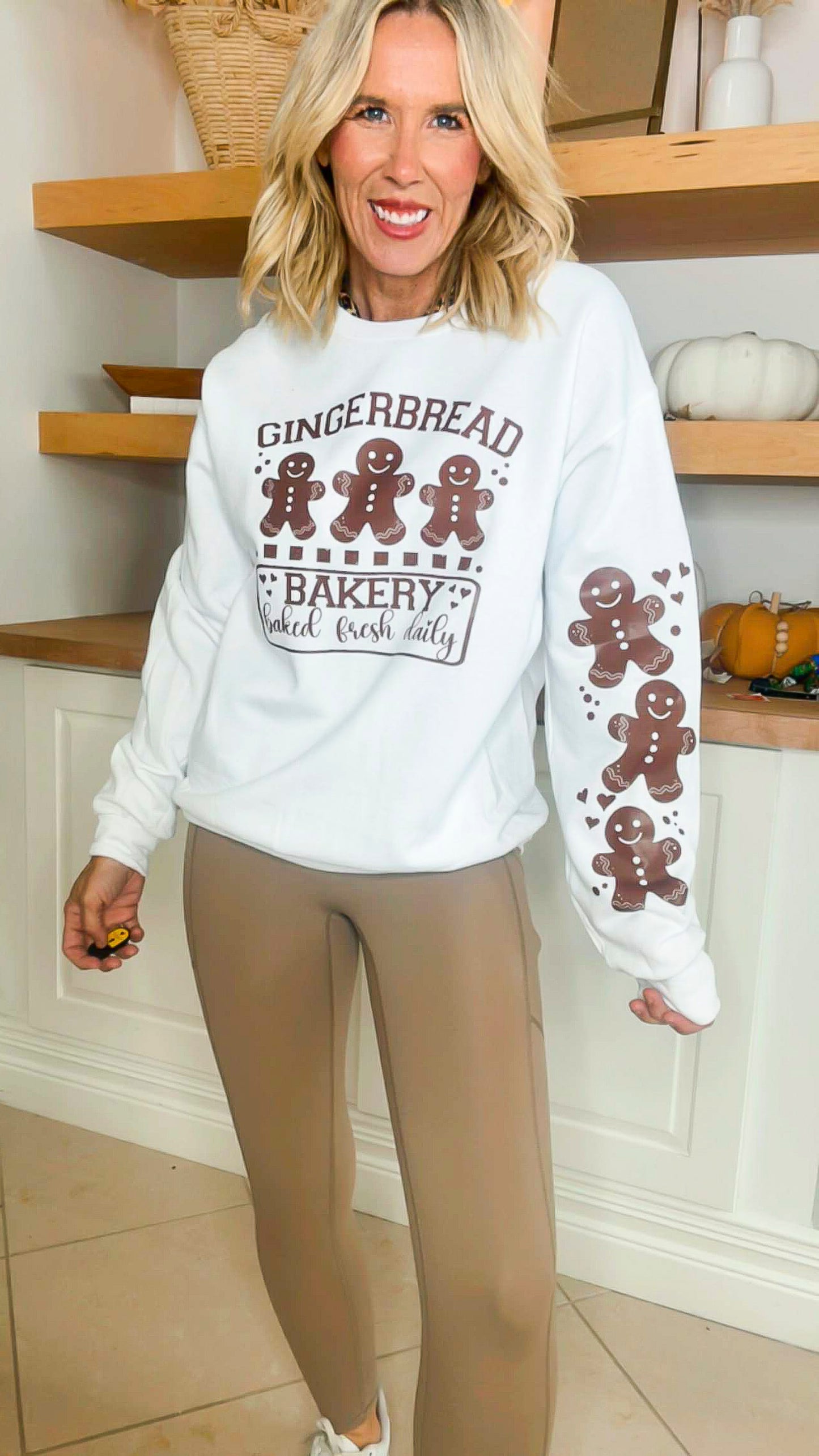 Gingerbread Bakery Graphic Sweatshirt