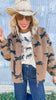 Wild Horses Sherpa Zip Up Jacket