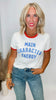 Main Character Energy Ringer Graphic T-shirt