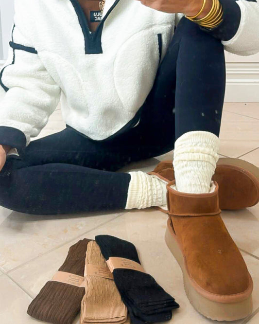 Boot High Slouchy Socks