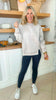 The Tatum Acid Wash Exposed-Seam Fleece Sweatshirt *DEAL