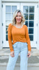 ACORN Hold Tight Scoop Neck Long Sleeve Top | SALTY WAVE *START SHIP DATE: OCT 28TH (DEAL)