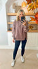 The Tatum Acid Wash Exposed-Seam Fleece Sweatshirt *DEAL