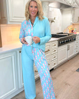 Nutcracker Blues Wide Leg Pajama Set | SALTY WAVE **DEAL