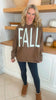 Fall Crew Neck Graphic Sweatshirt
