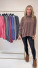 Sara's Steals & Deals: Wave Rib Oversized Sweatshirt With Side Slit (11 COLORS)