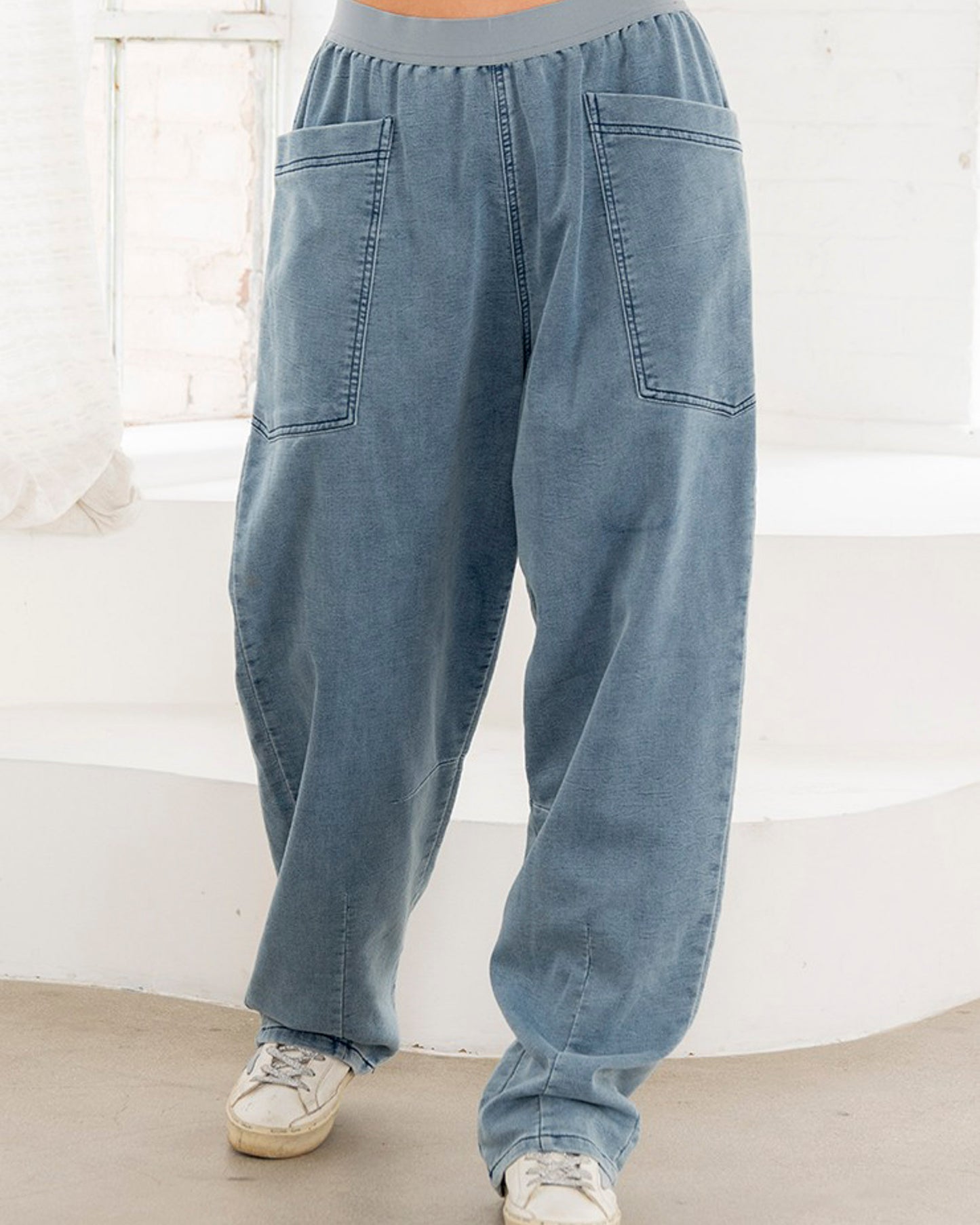 Wide Leg Denim Pants | SEW IN LOVE *30A SEPT PREORDER