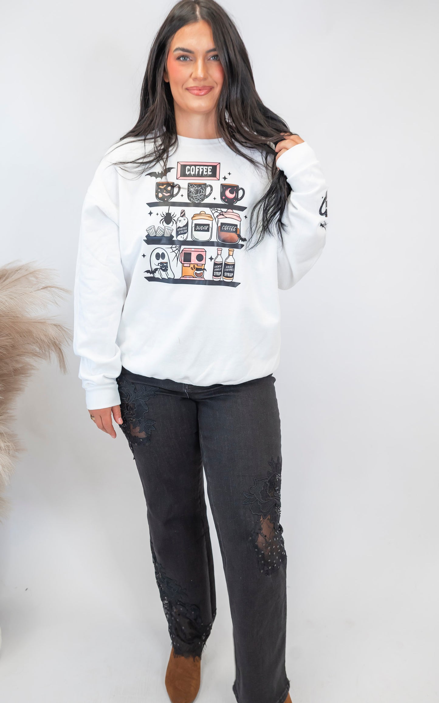 Brew Crew Coffee Bar Graphic Sweatshirt