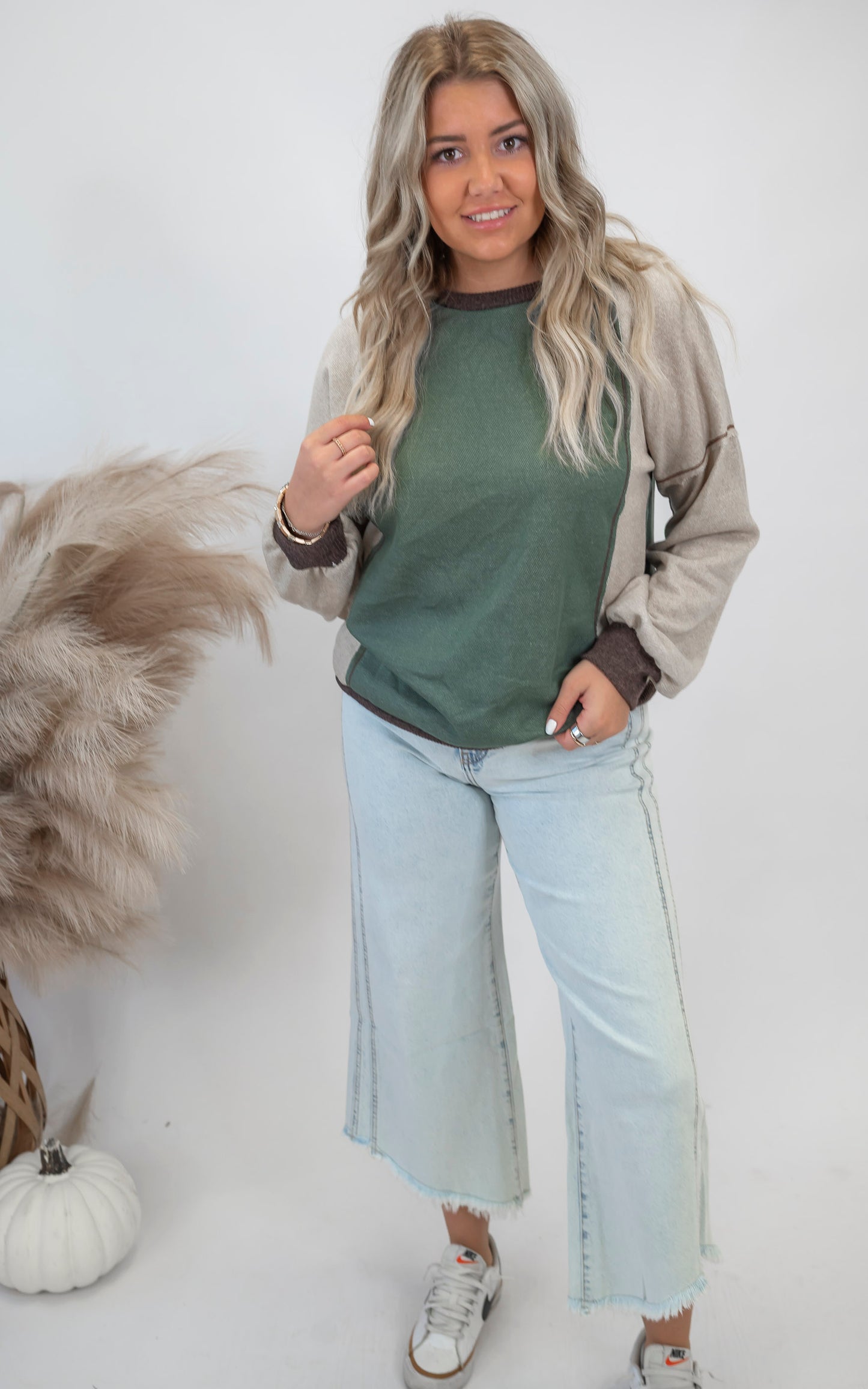 Ooh Lala Color Block Sweater