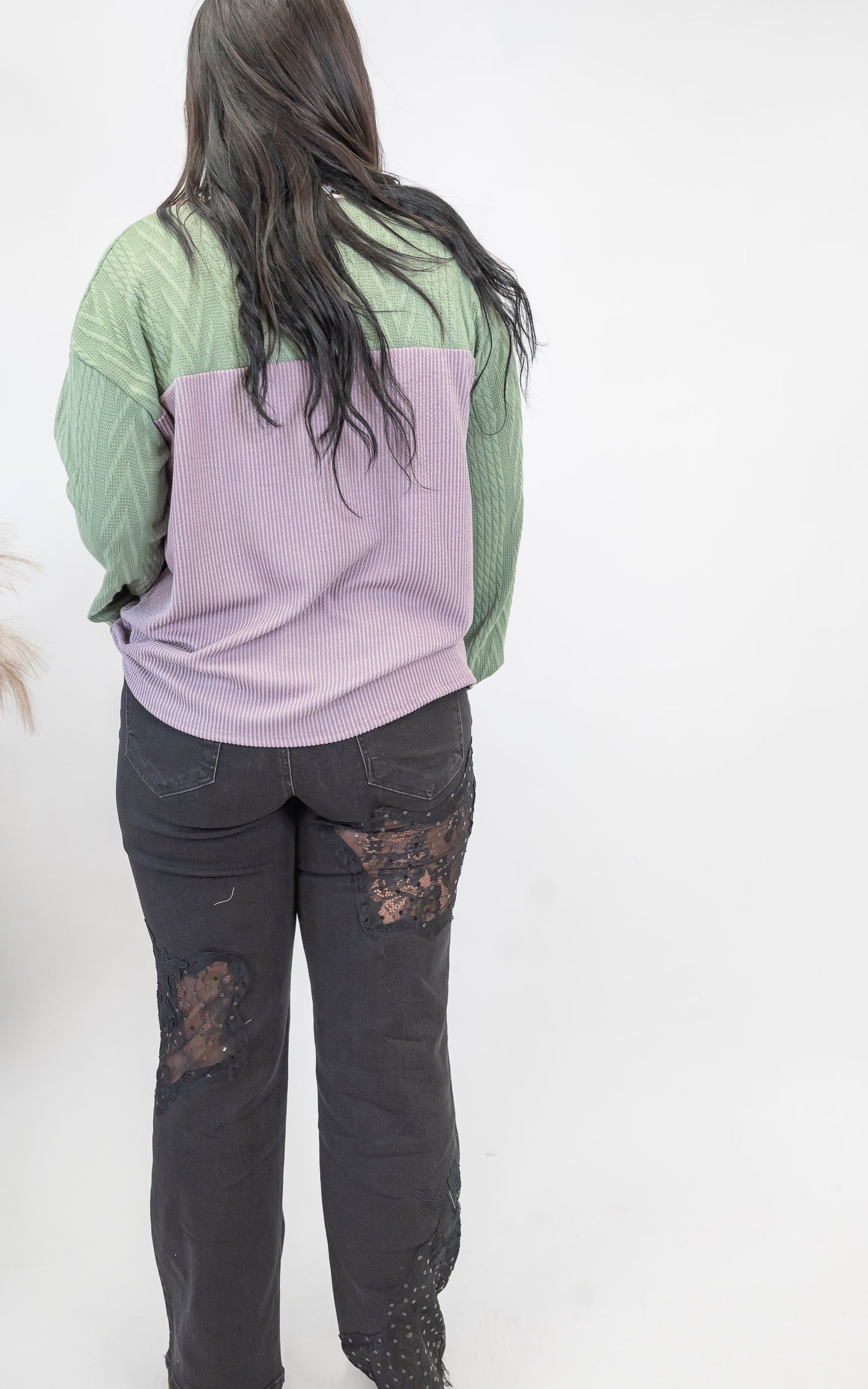 The Miranda Purple Sweater