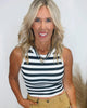 Stripe Ribbed Tank Top