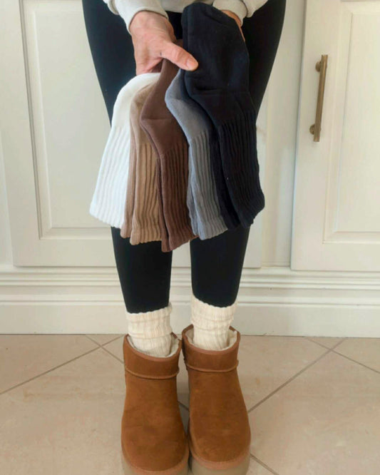 Salty Wave Slouchy Socks - (6 Colors)