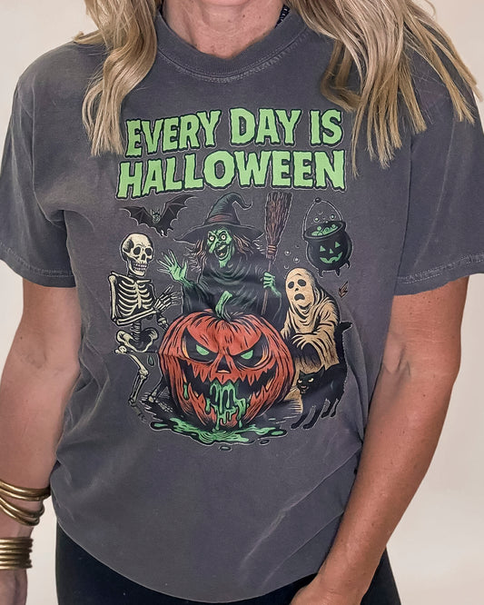 Everyday is Halloween Garment Graphic T-shirt