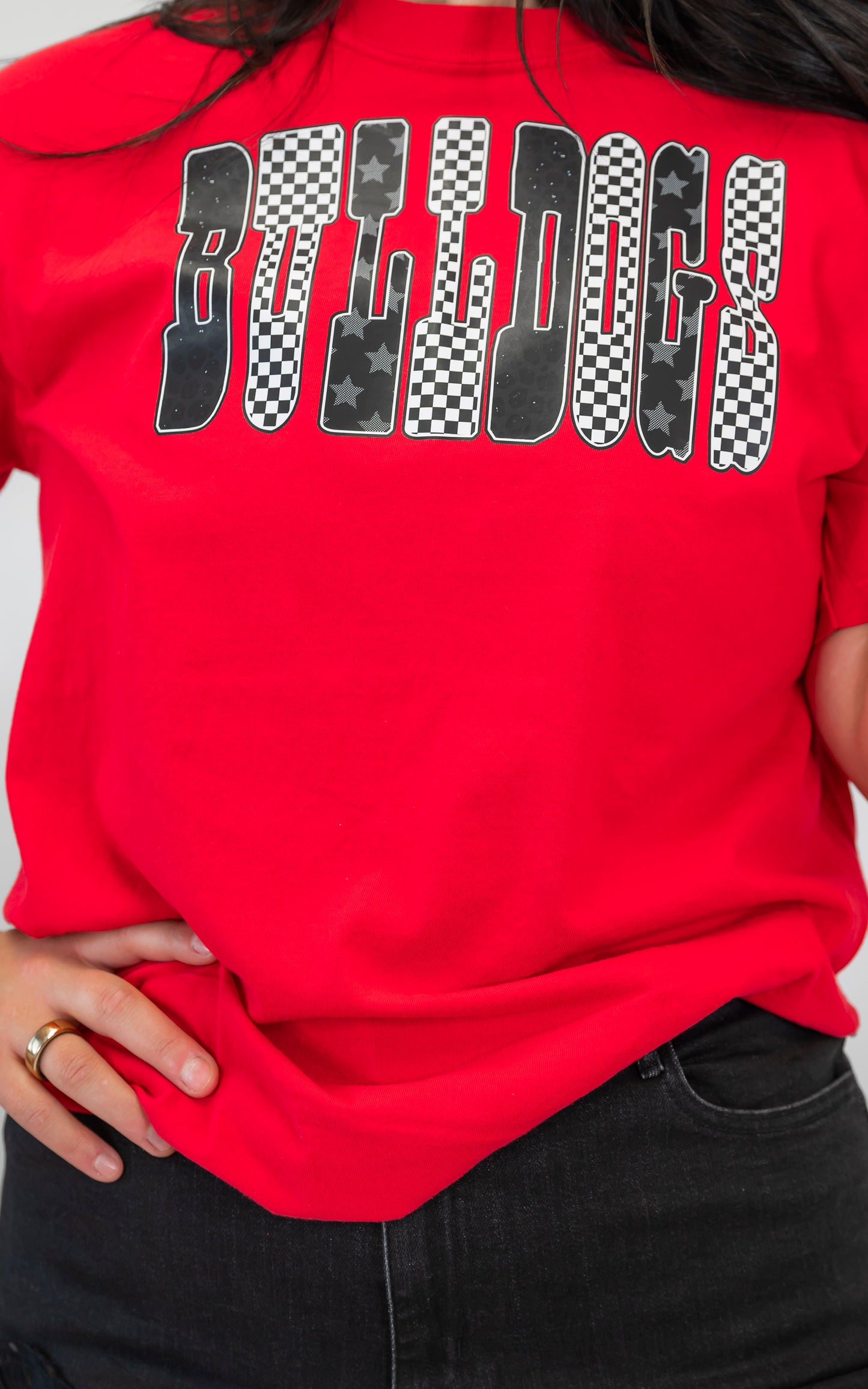 Red Bulldogs Garment Graphic T-shirt